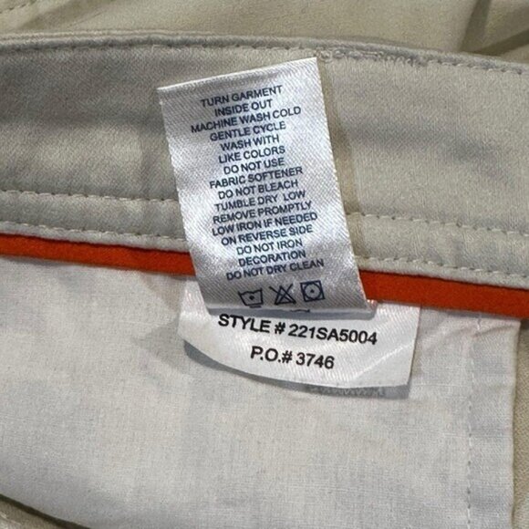 Stitch's Britches Sterling 5 Pocket Men's 42x30 Birch Flat Front Golf Pants NWT - Picture 6 of 8